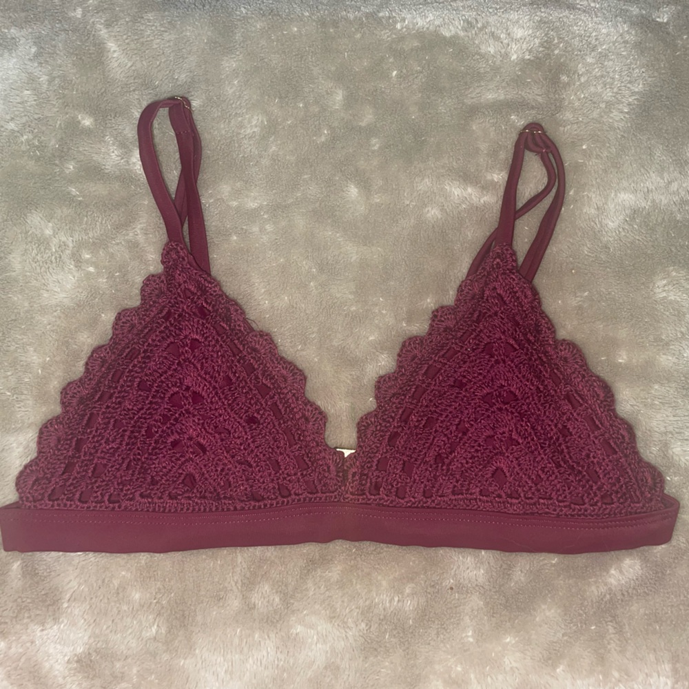 Xhilaration Red Swim Top